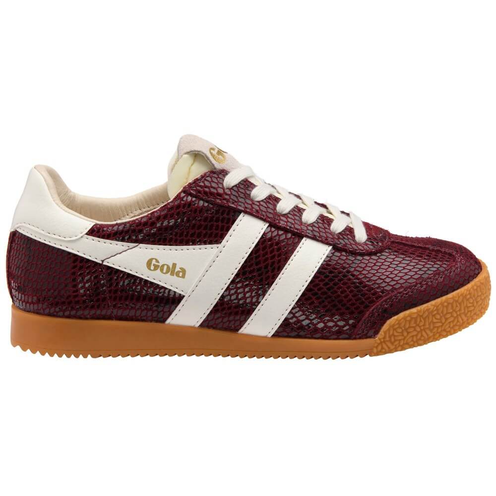 Gola Classics Women's Elan Serpent Trainers Windsor Wine/Off White
