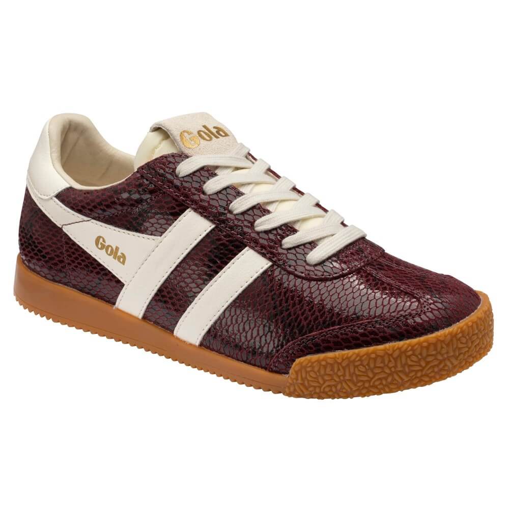 Gola Classics Women's Elan Serpent Trainers Windsor Wine/Off White