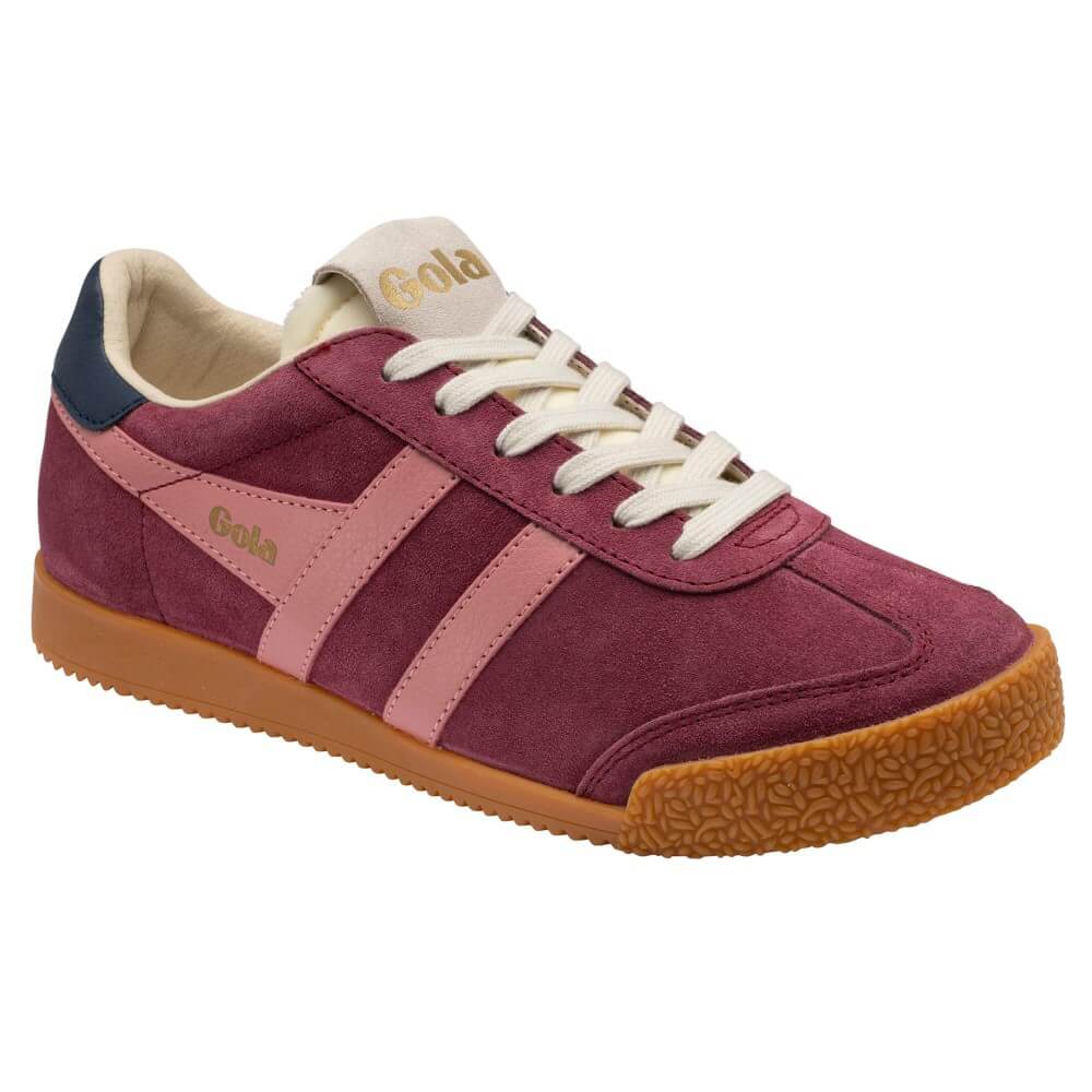 Gola Classics Women's Elan Trainers Cerise/Coral Pink/Navy