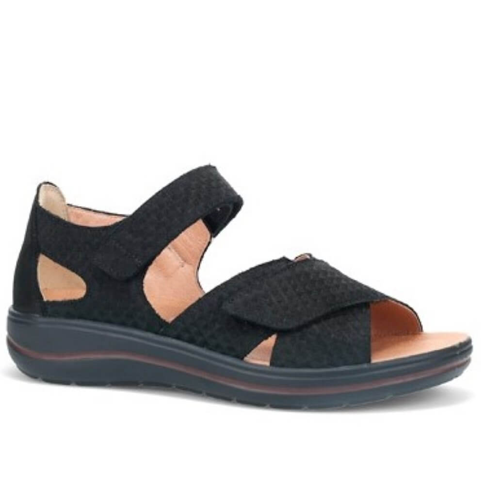 Hartjes 132.2101 Pop Velcro Sandal-BLACK