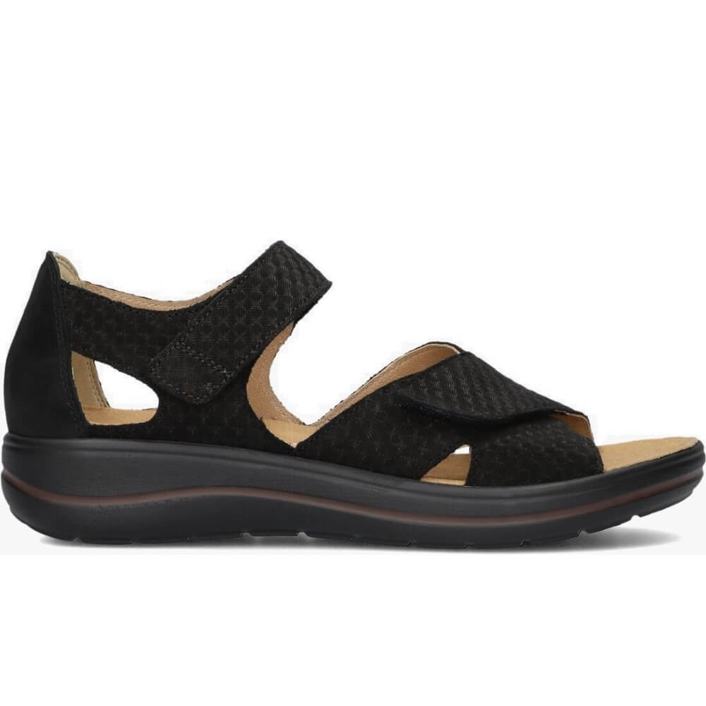 Hartjes 132.2101 Pop Velcro Sandal-BLACK