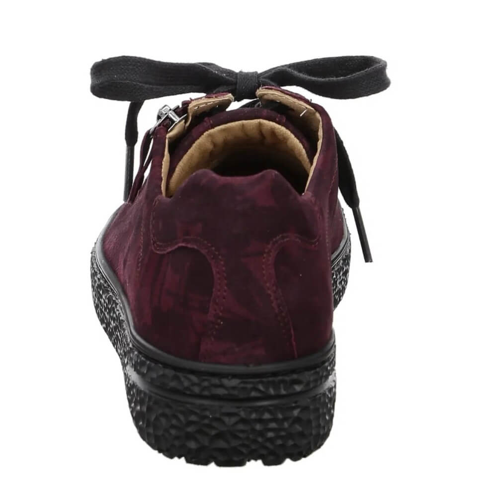 Hartjes Phil 162.1402 Bordeaux Print Suede H-Fit Lace-up