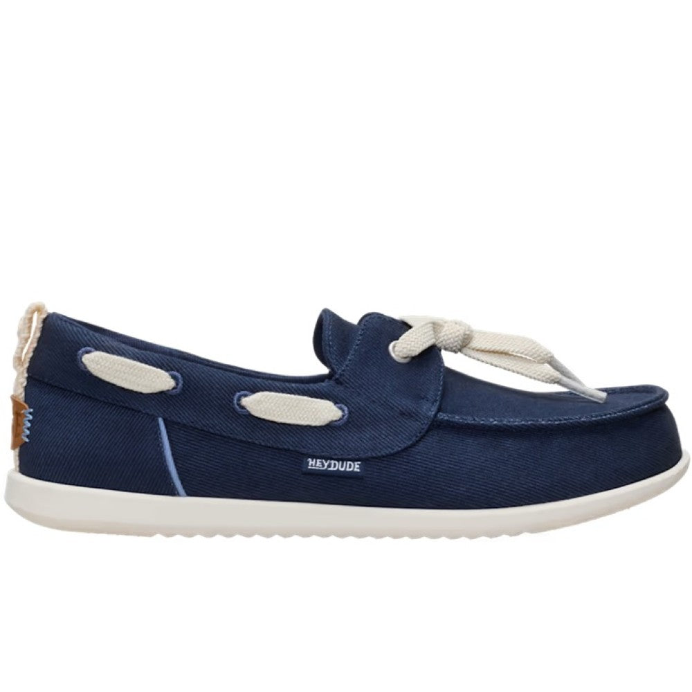 HeyDude Navy Boat Shoes