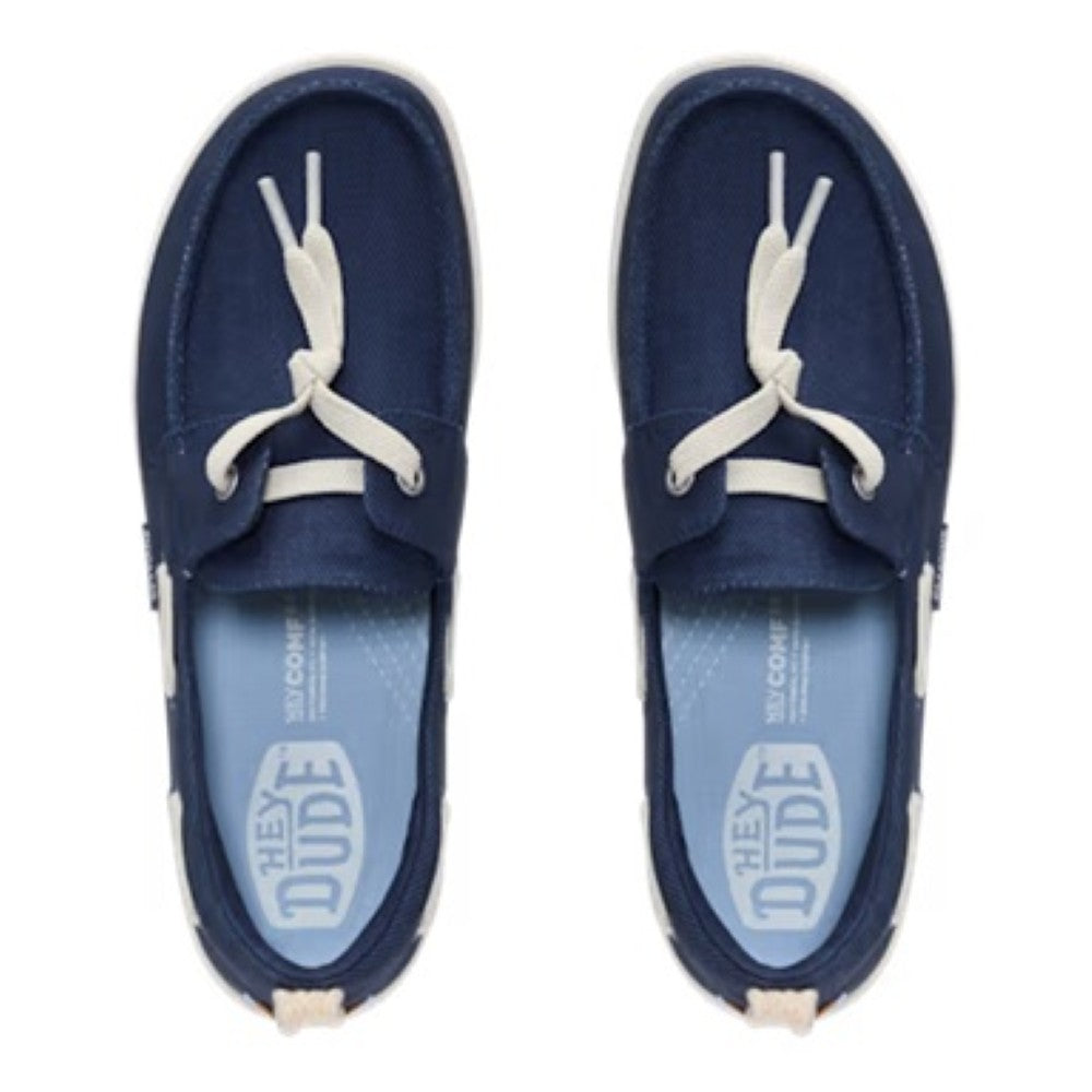 Hey Dude Navy Boat Shoes