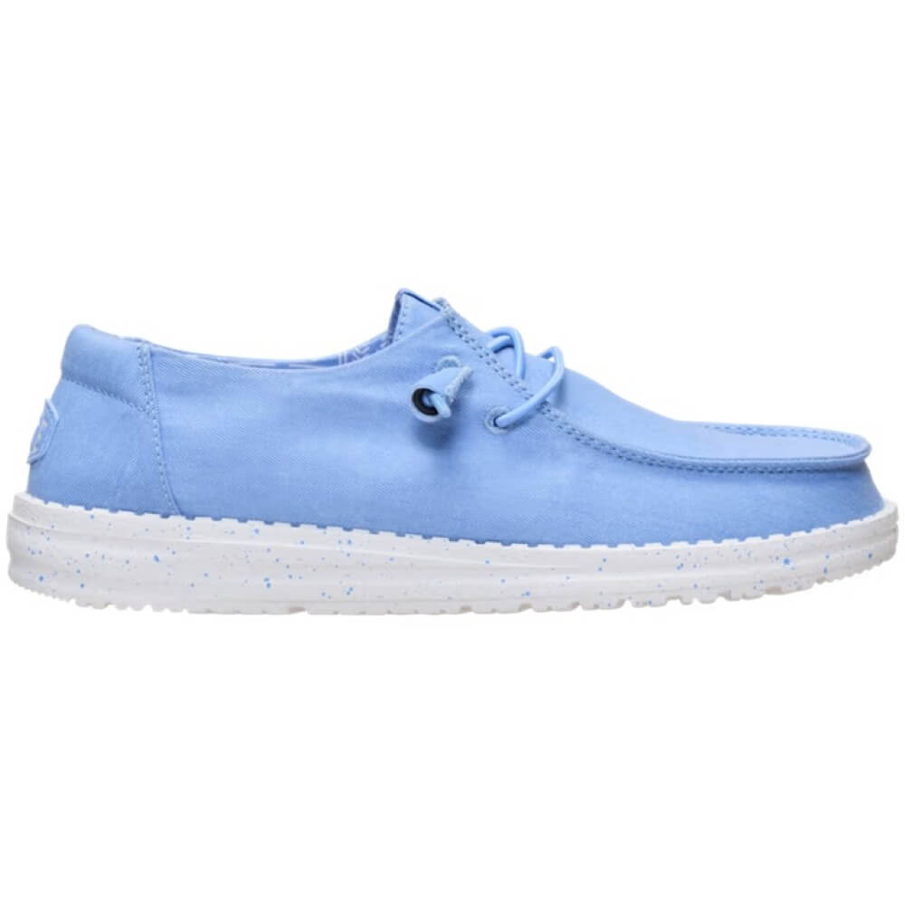 Blue HeyDude Canvas shoes