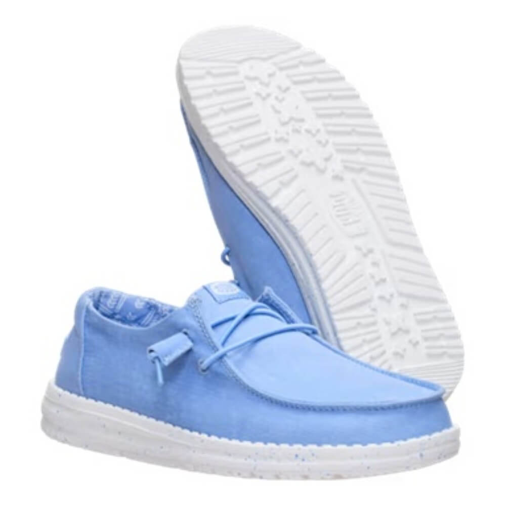 HeyDude Wendy Stretch Canvas 40902 Hydrangea Blue