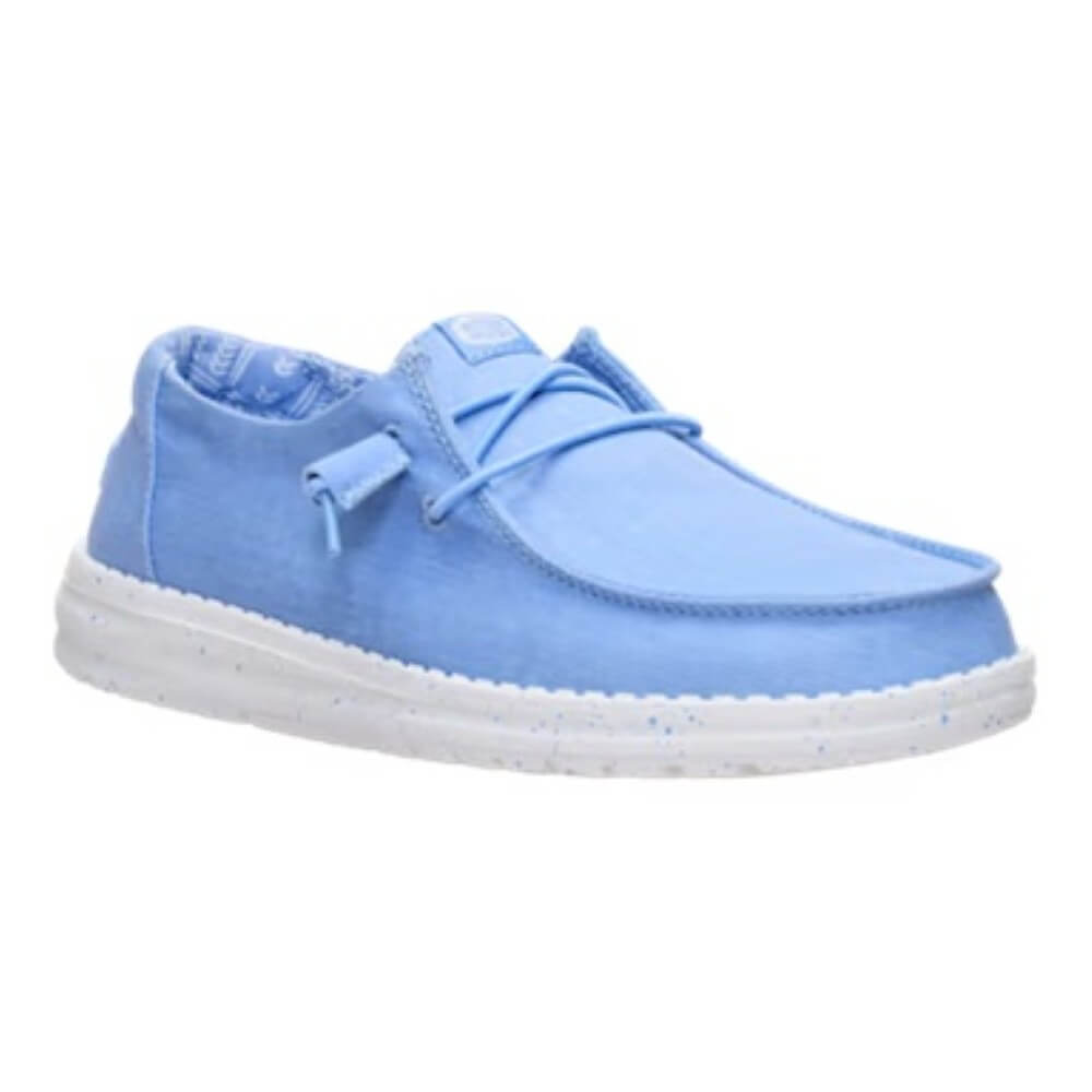 HeyDude Wendy Stretch Canvas 40902 Hydrangea Blue