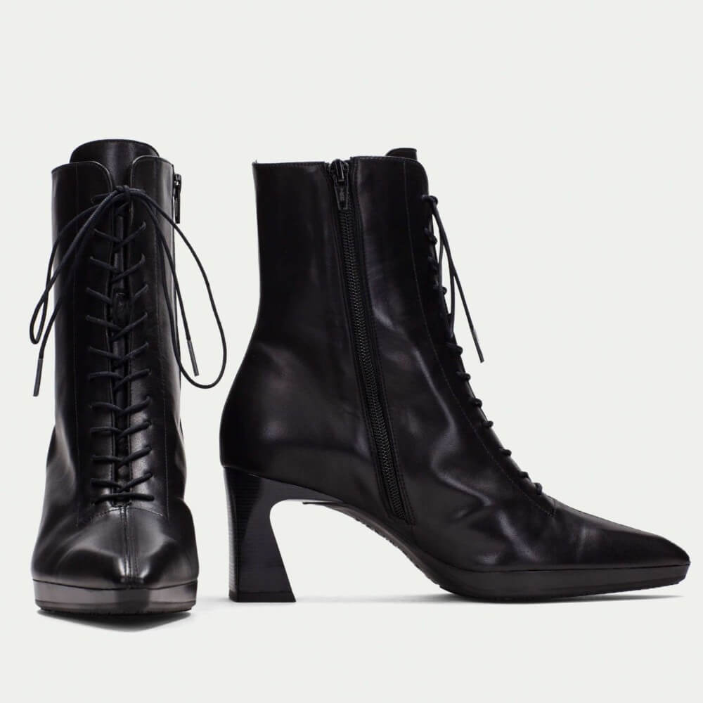 Hispanitas Atlanta Mid Calf Lace-up HI254379-BLACK