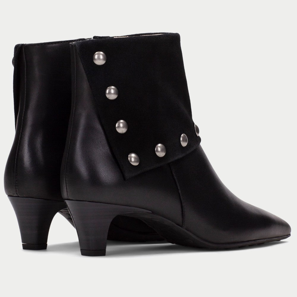 Hispanitas Viena HI265062 Black Leather and Suede Ankle Boot