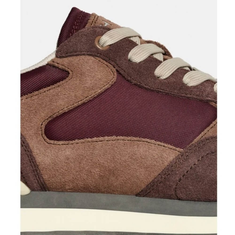 Hoff City Boston Gents Retro Sneakers Wine