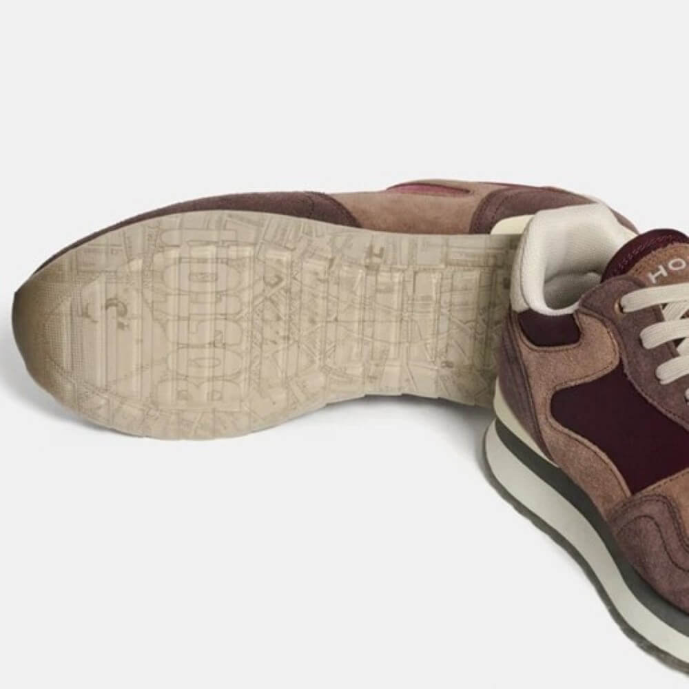 Hoff City Boston Gents Retro Sneakers Wine