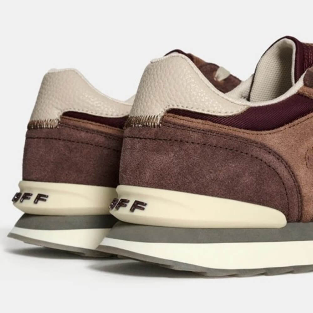Hoff City Boston Gents Retro Sneakers Wine