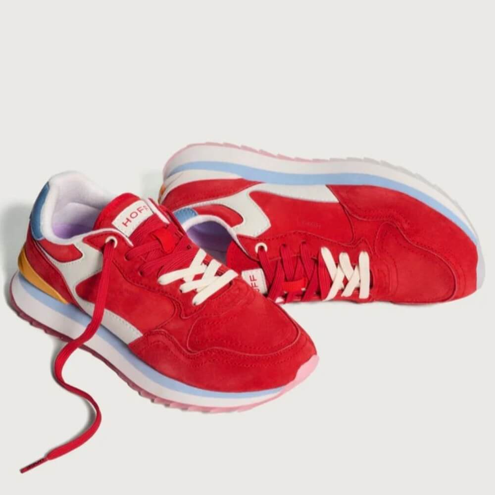 Hoff Rubeus Leather Sneaker-RED
