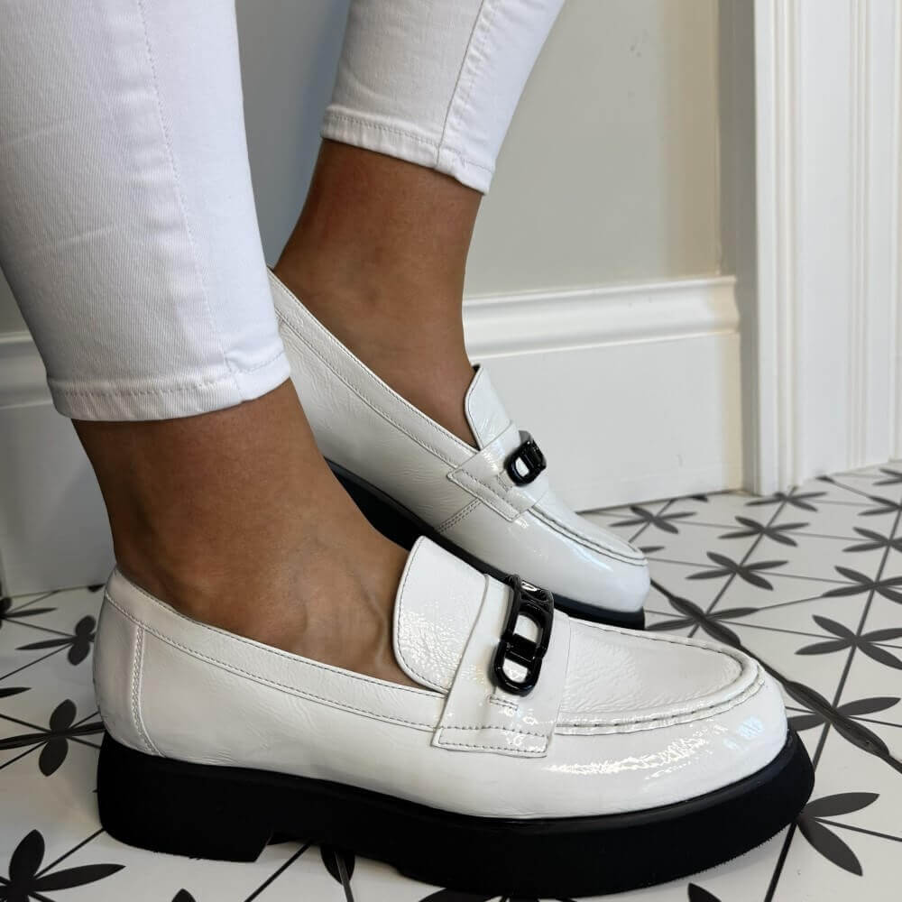 Hogl 10 1635 Cecil Loafer-WHITE