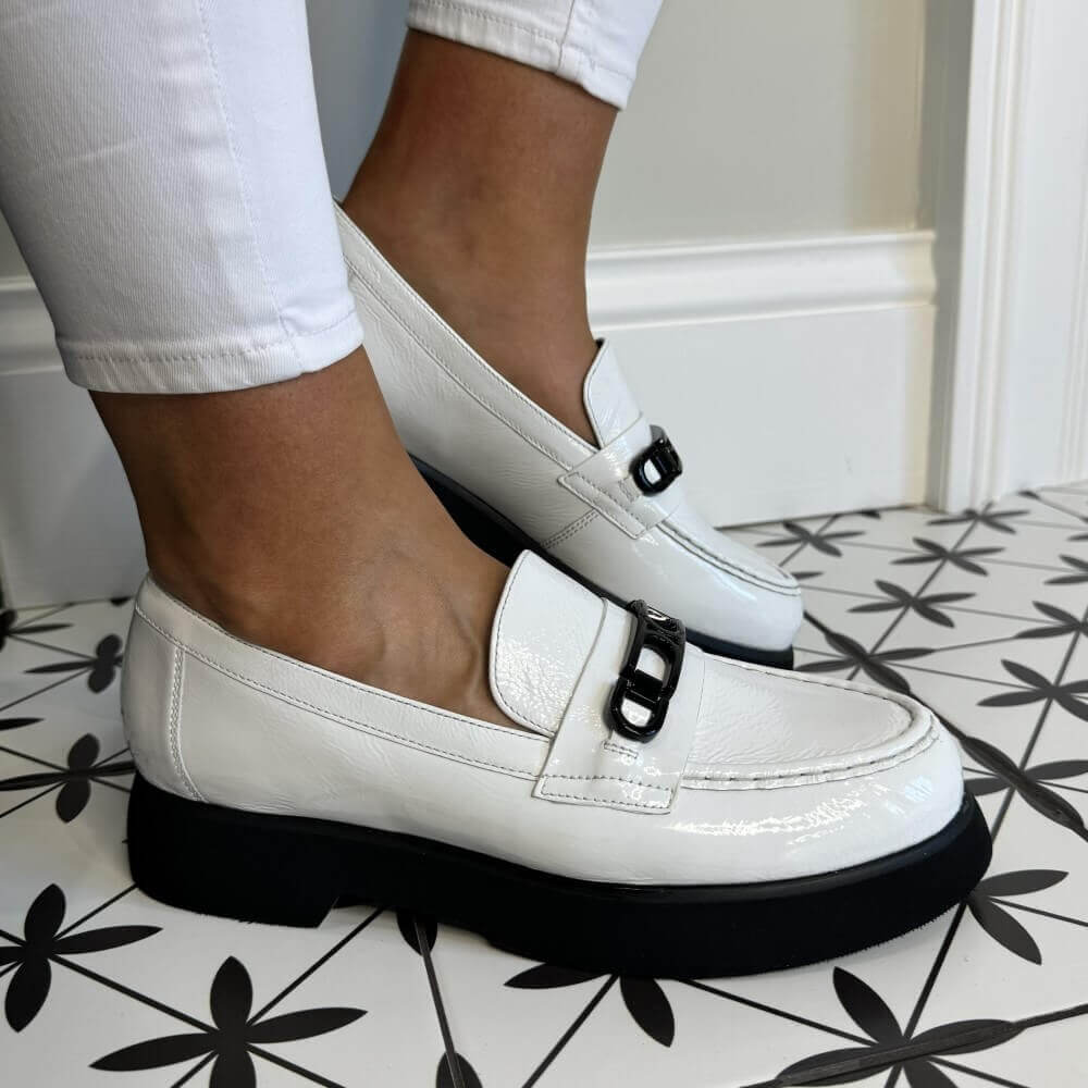 Hogl 10 1635 Cecil Loafer-WHITE