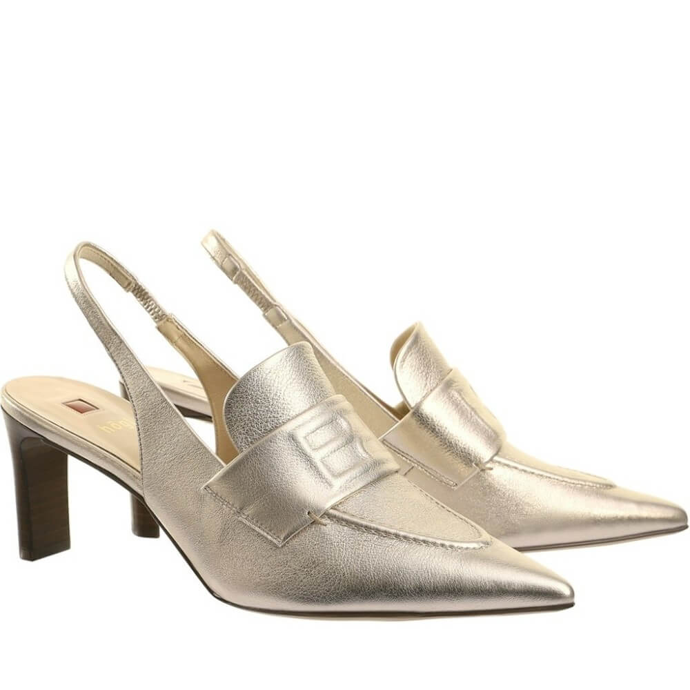 Hogl Gwen Slingback 10 6821-LIGHT BRONZE