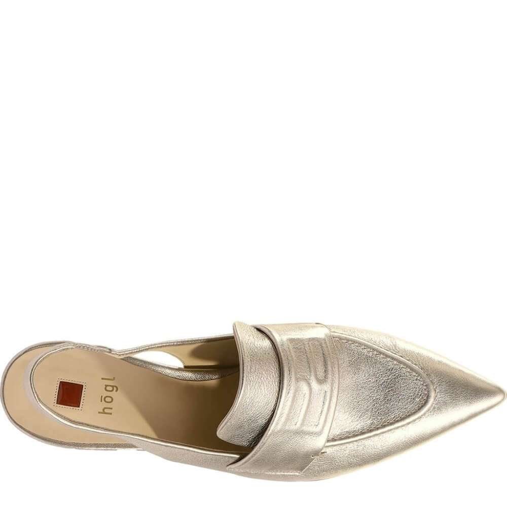Hogl Gwen Slingback 10 6821-LIGHT BRONZE