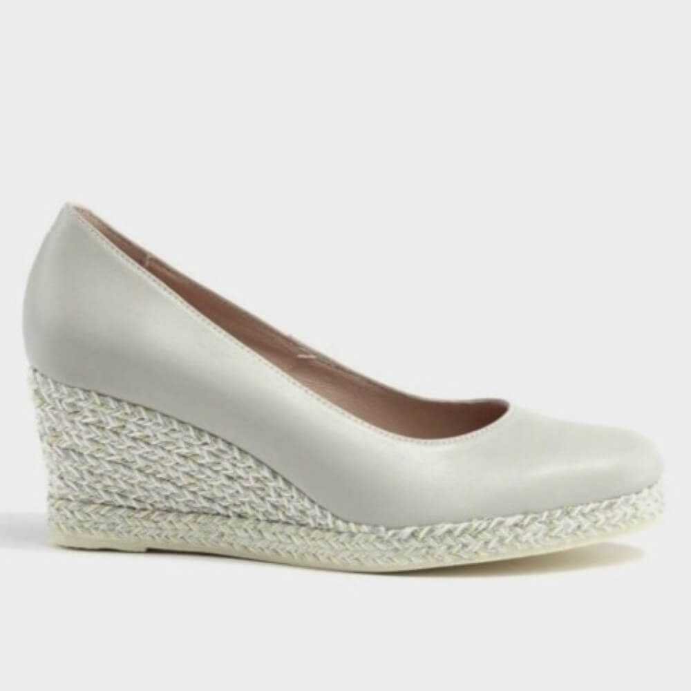 Jose Saenz Leather Wedge 6019 Comfortable , natural leather shoes