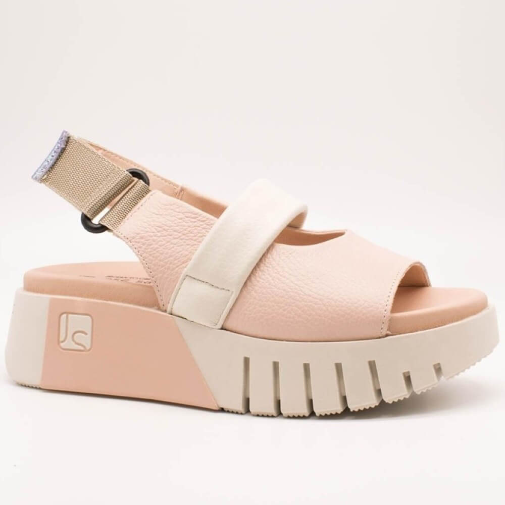 Jose Saenz Platform Sandal 4206-BG-ROSE