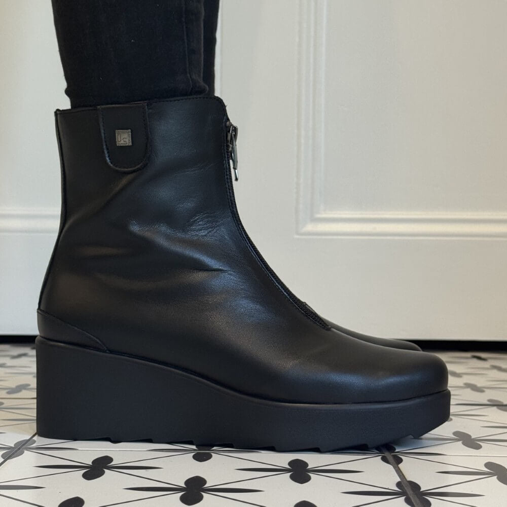 Jose Saenz Wedge Centre Zip 6426 CT-BLACK