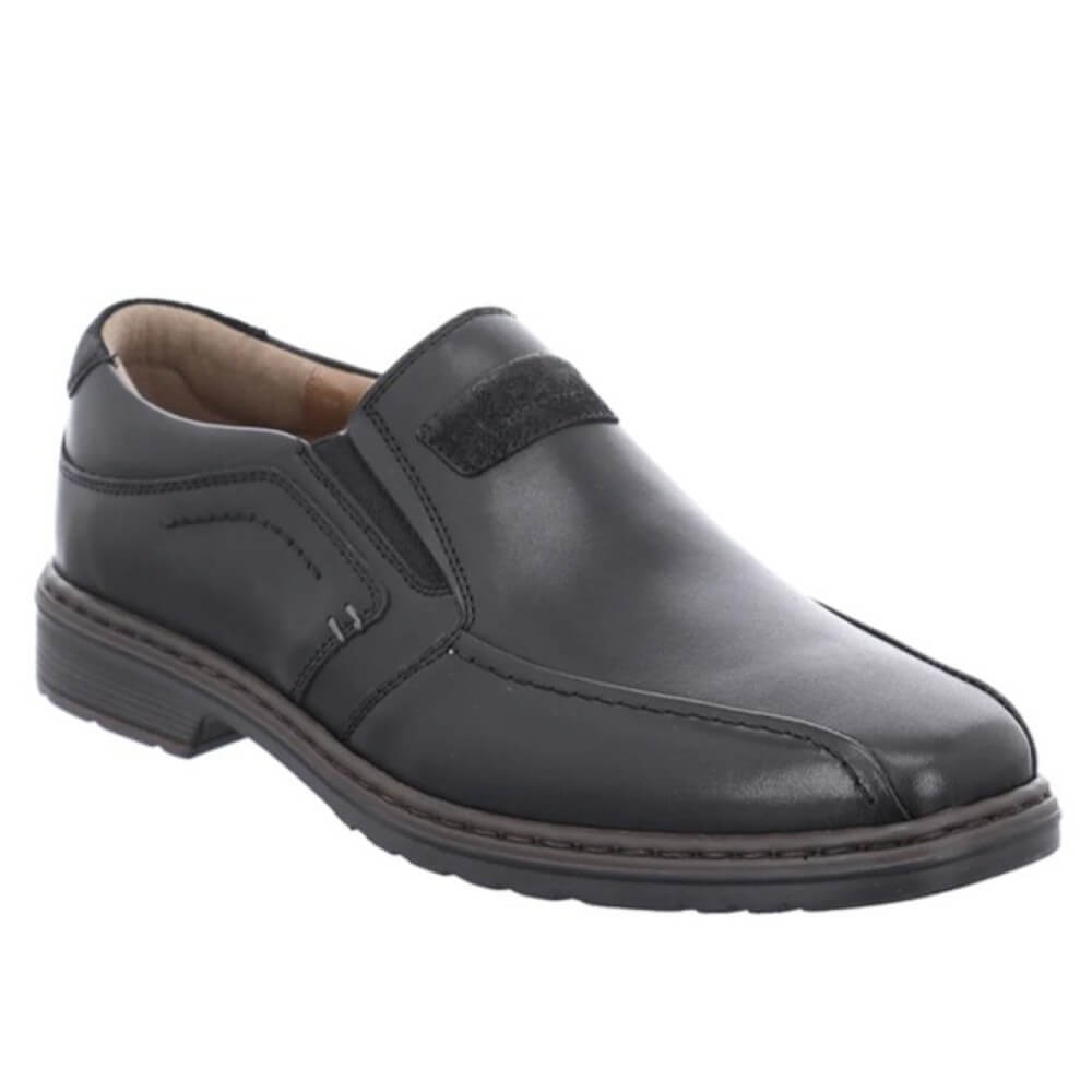 Black leather shoe  Josef Seibel ALASTAIR 03 Extra Wide-BLACK Leather