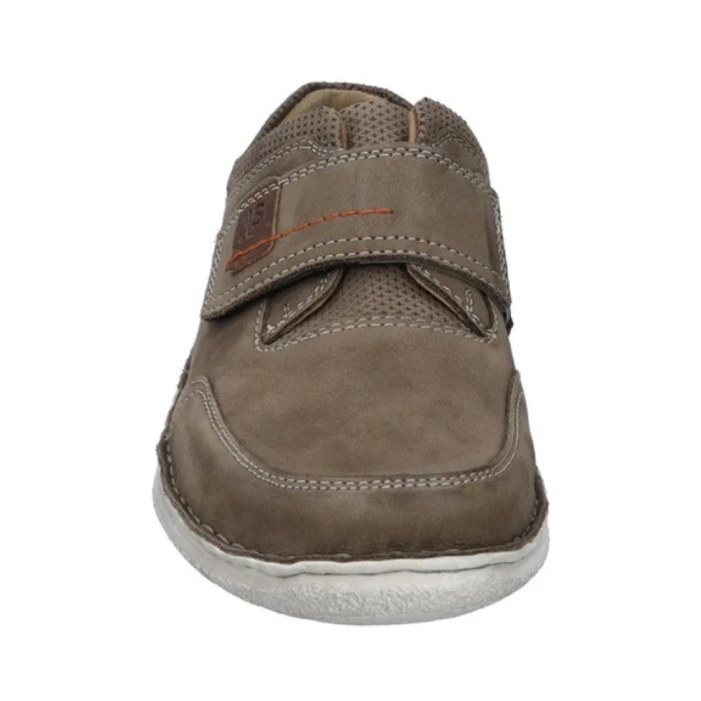 Josef Seibel Brown extra wide shoe with a Velcro strap