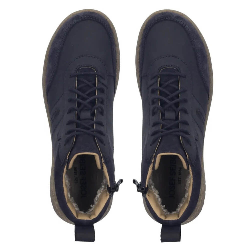 Josef Seibel Angelina 05 Ocean Navy H-Fit Ankle Boots
