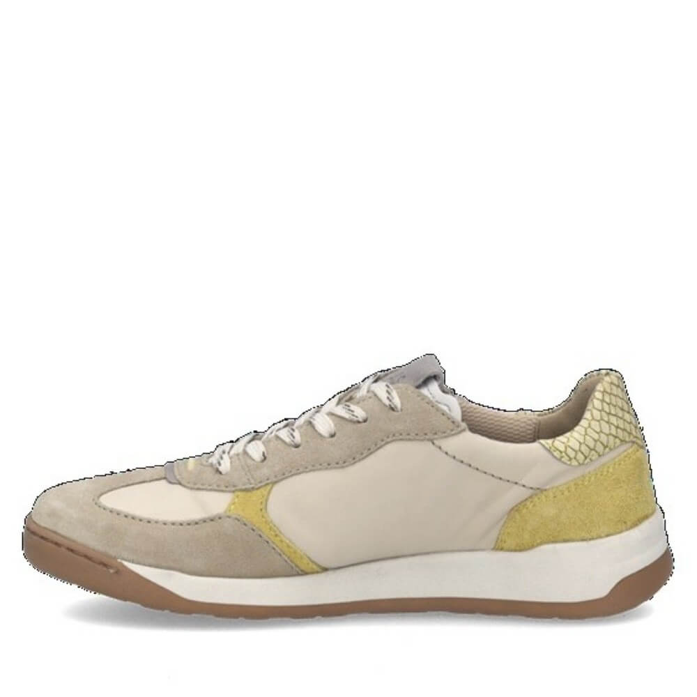 Josef Seibel Arleen 01 Leather Laced Shoe Cashmere Yellow