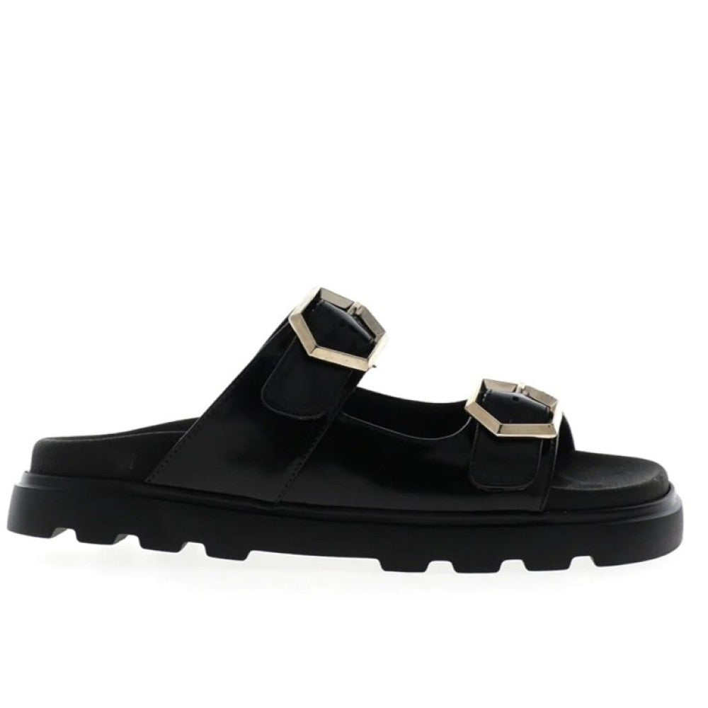 Lodi Love Leather Slider HOL5387-BLACK