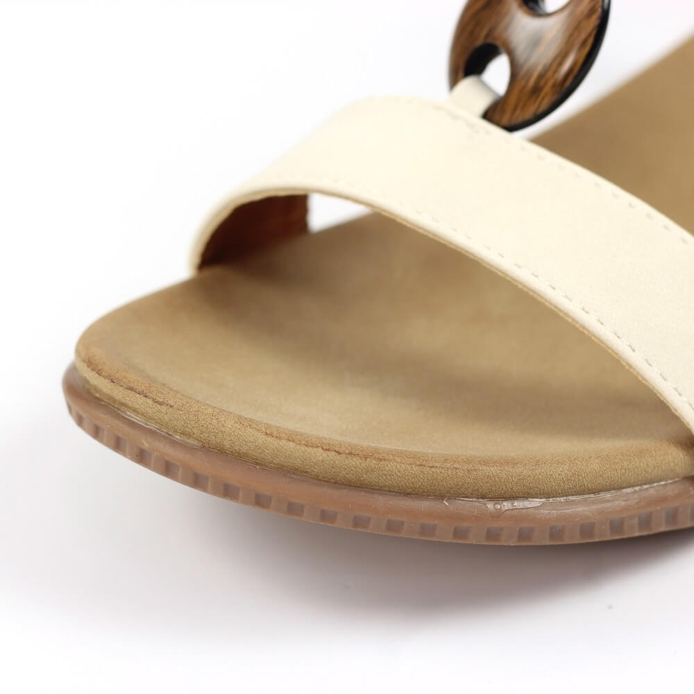 Lunar Brava Sandal White