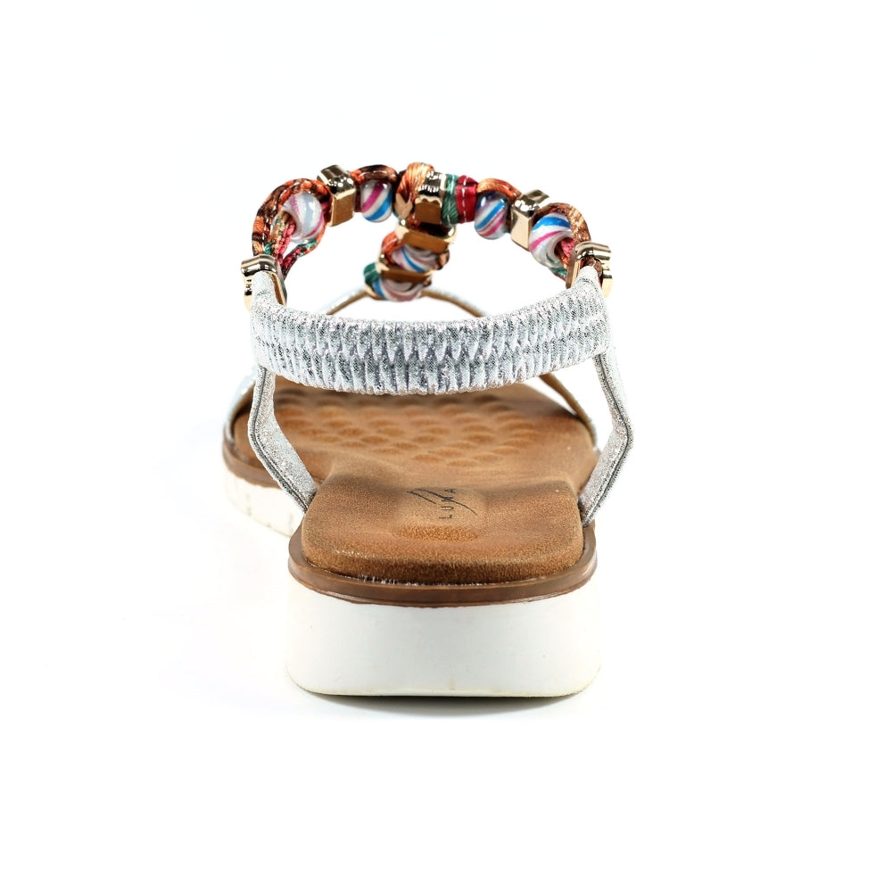 Lunar Tempo Silver Sandal