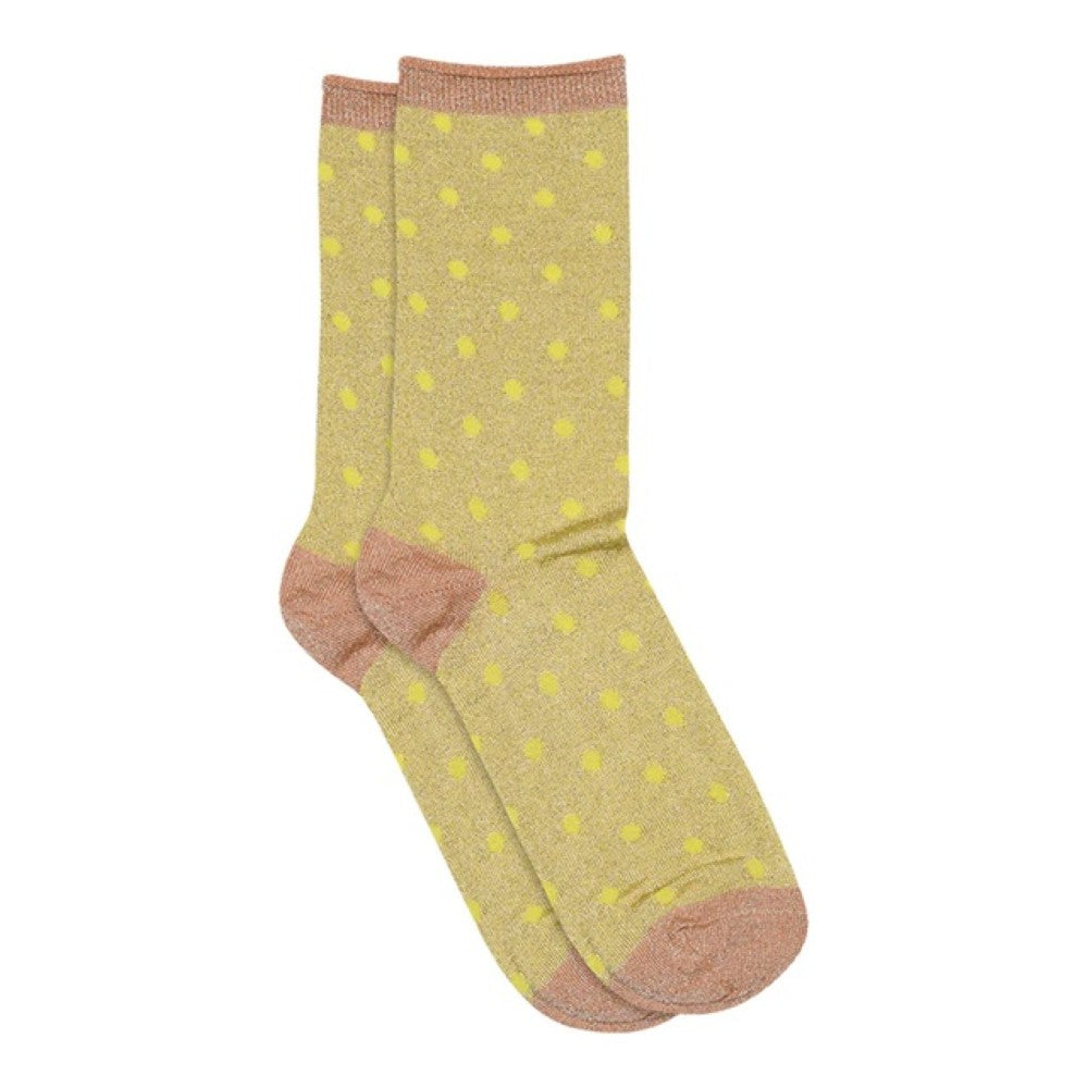 MP Denmark Donna glitter socks 12_77671 Celery Green