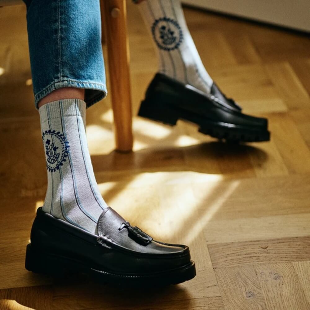 MP Denmark Kamille Socks 12_77749 Snow White & Blue