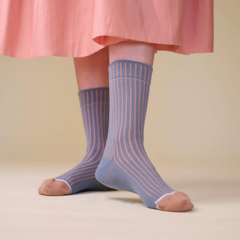 MP Denmark Megan Socks 12_78718 Stone Blue