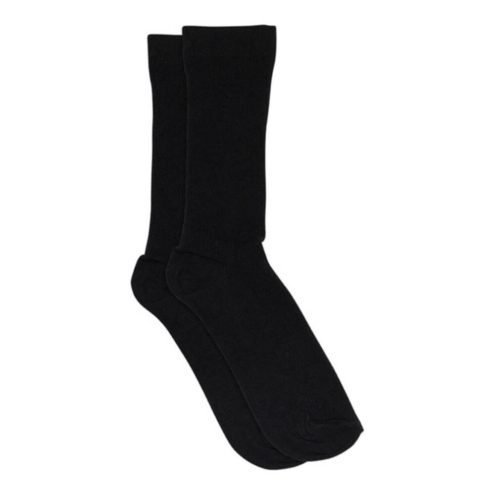 MP Denmark Fine Cotton Rib Socks 12_50104-BLACK