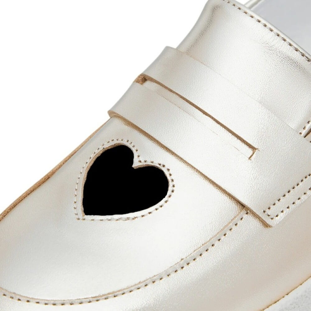 Marco Moreo Hailey Dublin Leather Chunky Loafer M692-GOLD