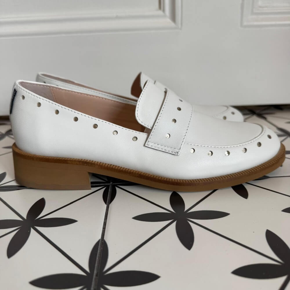 Marco Moreo Maura X705 Leather Loafer White