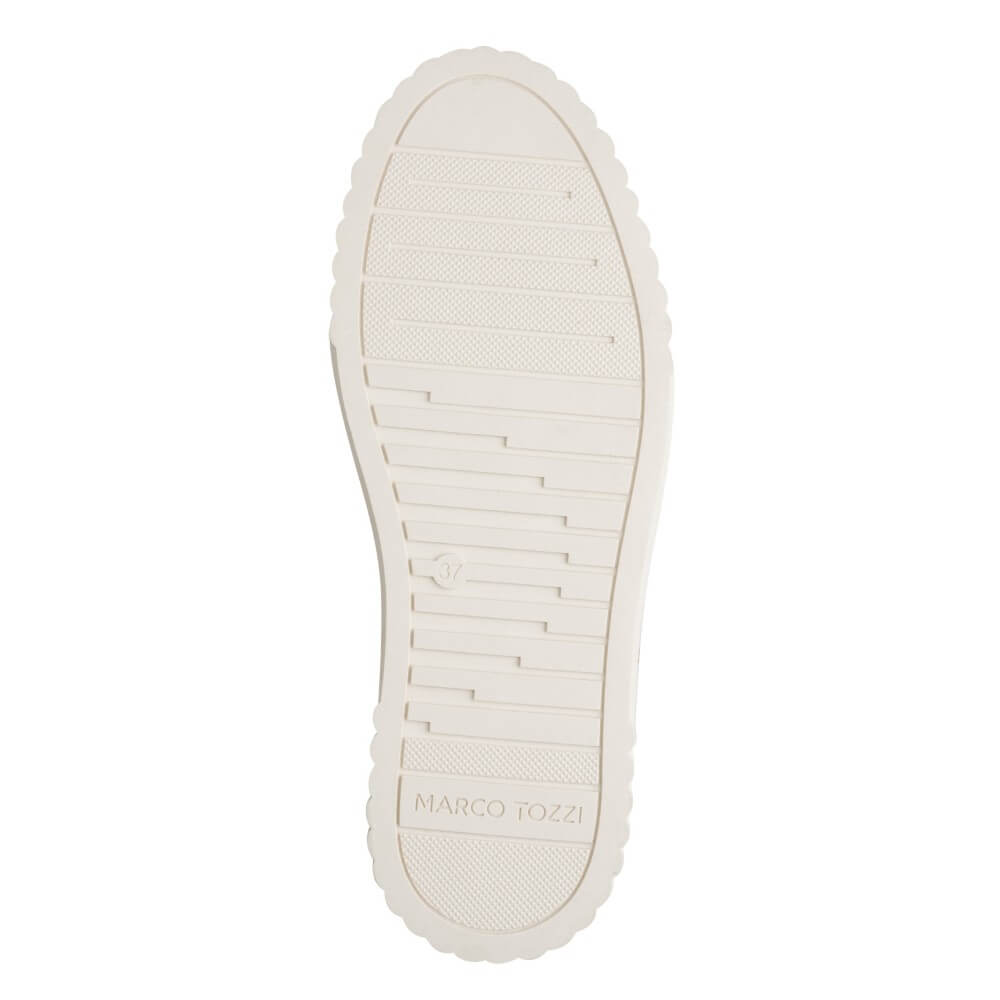 Marco Tozzi 2-23728 Vegan Platform Trainer Cream