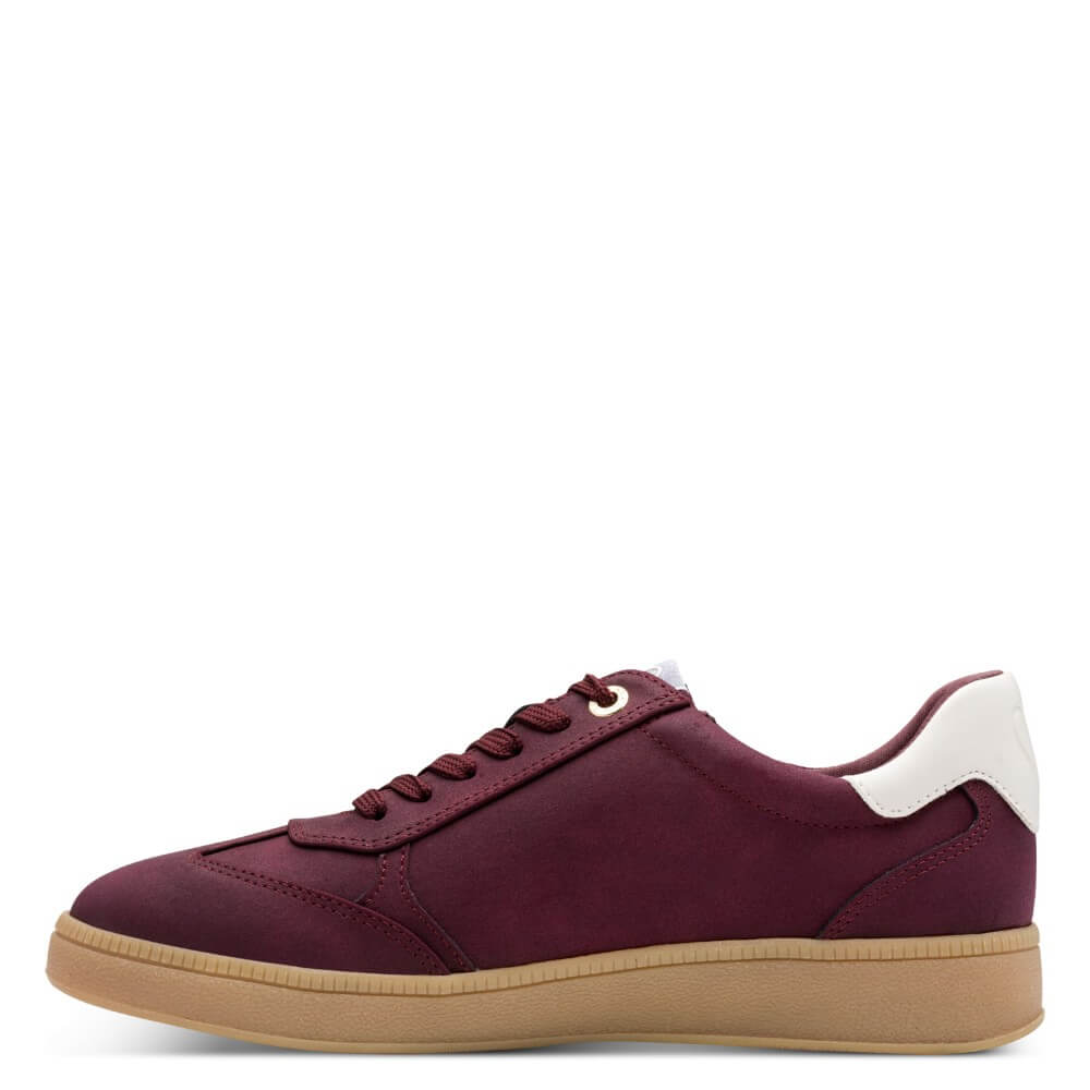 Marco Tozzi 2-23739 Vegan Trainers Wine and White