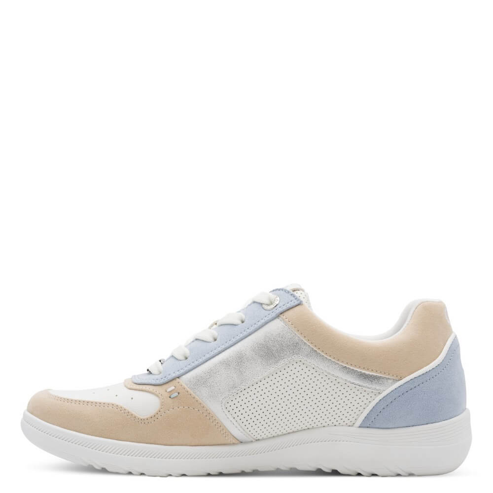 Marco Tozzi 2-23751 Vegan Trainer Multicolour White Blue