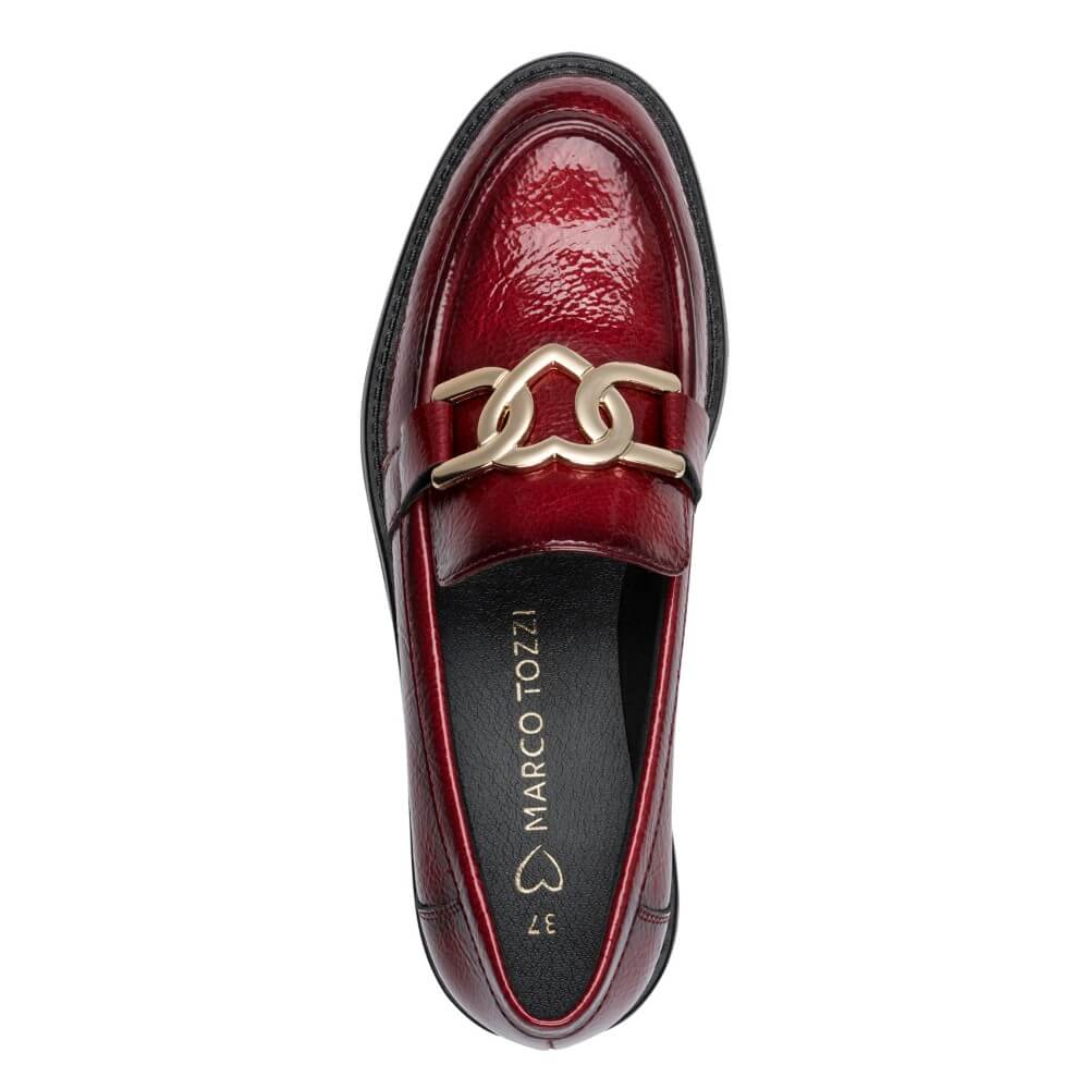 Marco Tozzi 2-24307 Vegan Red Patent Loafer