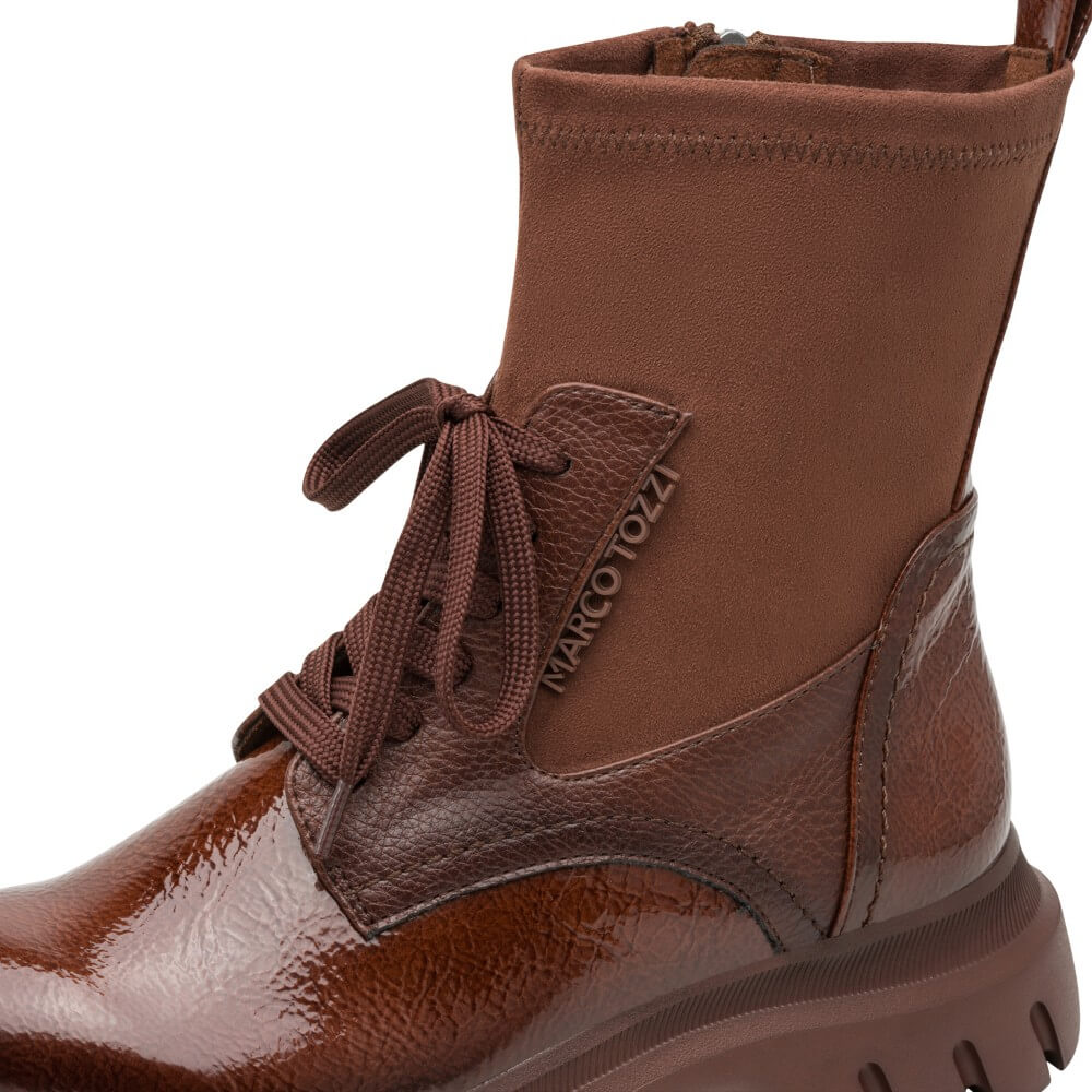 Marco Tozzi 2-25231 Vegan Cognac Ankle Boot