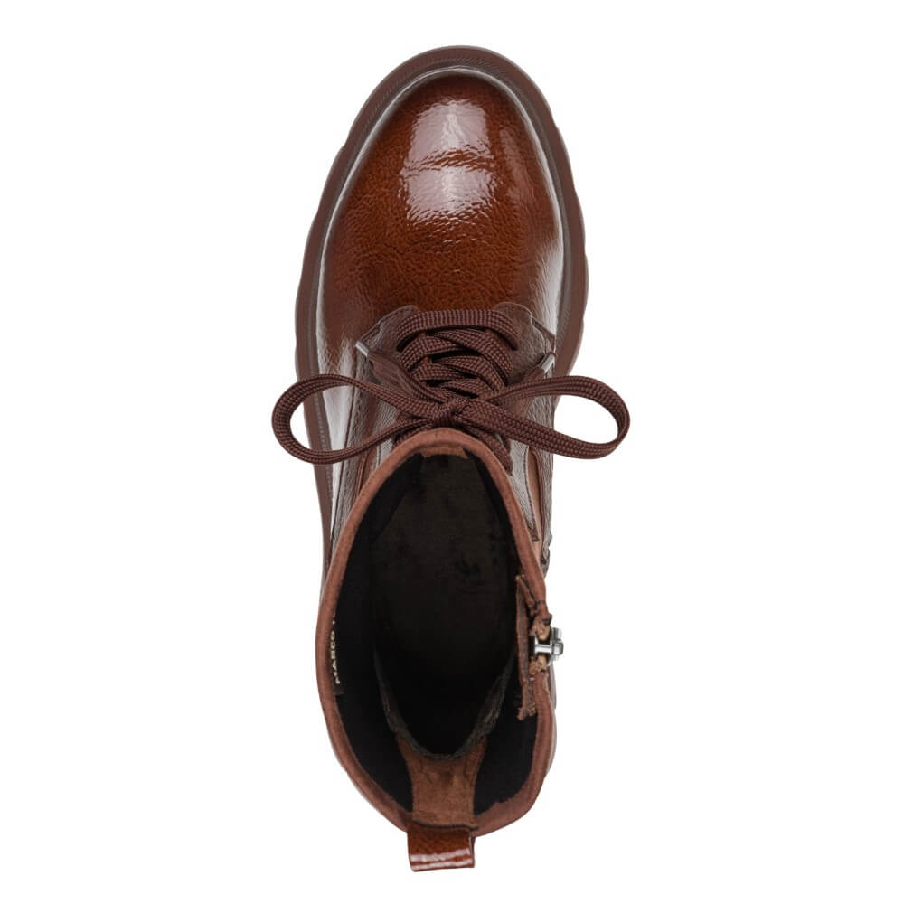 Marco Tozzi 2-25231 Vegan Cognac Ankle Boot