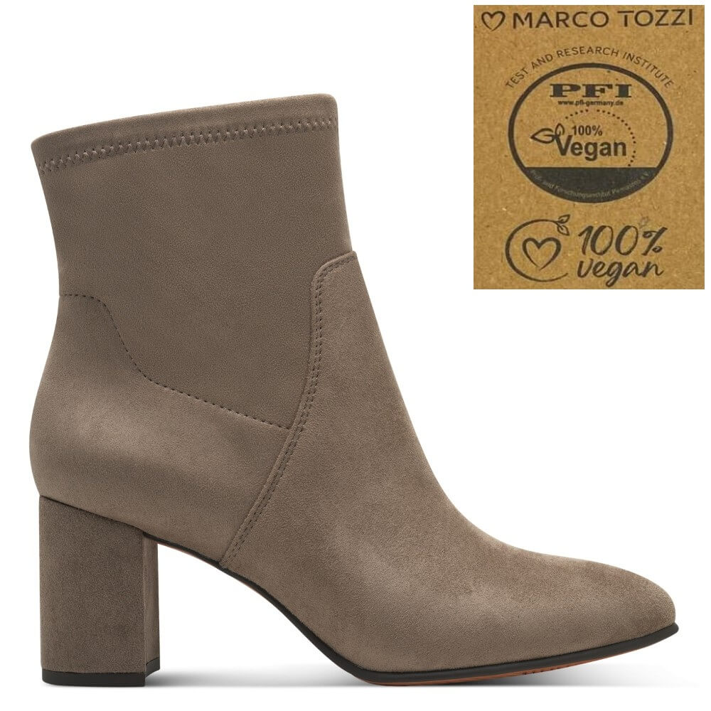 Marco Tozzi 2-25369 Vegan Ankle Boot Stone