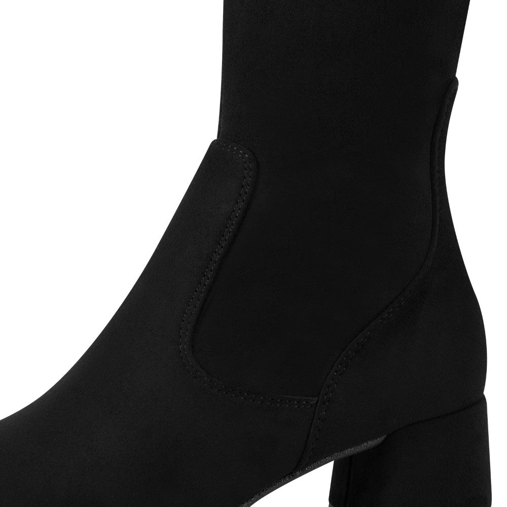 Marco Tozzi 2-25524 Vegan Black Knee High Boot