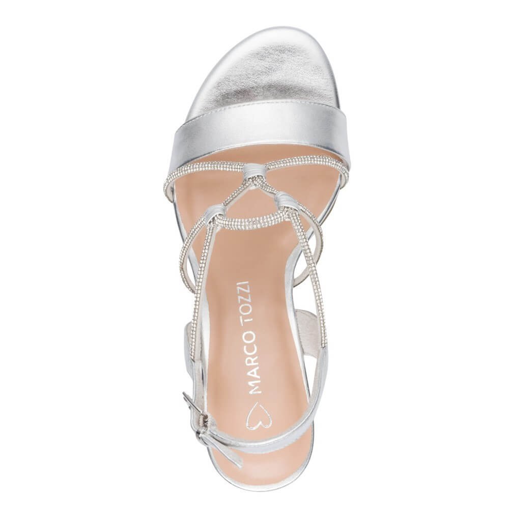 Marco Tozzi 2-28388 Vegan Sandal Silver