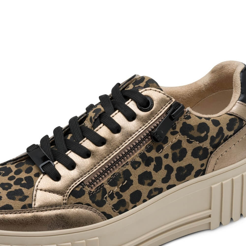 Marco Tozzi Vegan Platform Sneaker 2-23760-LEOPARD