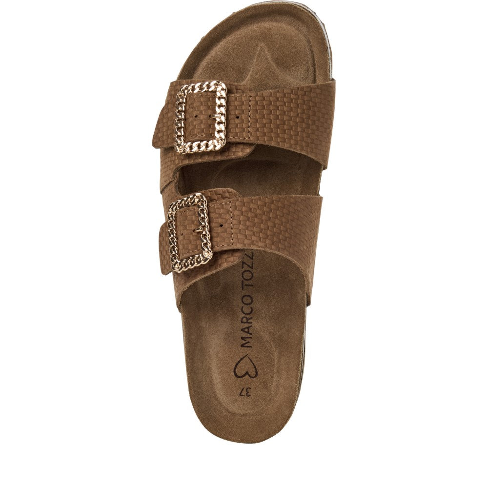 Marco Tozzi Slider 2-27405 Cognac Suede