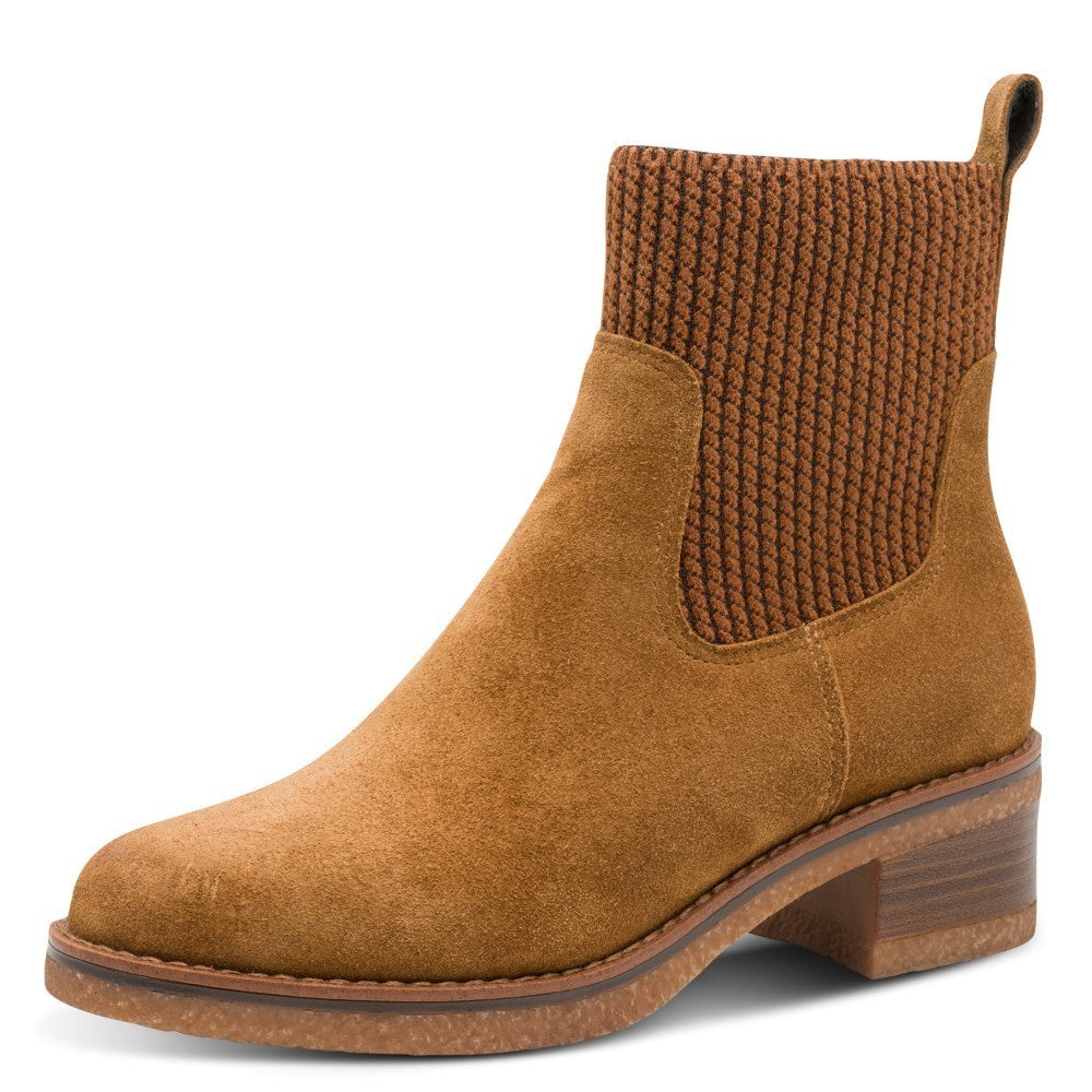 Suede Leather Ankle Boot