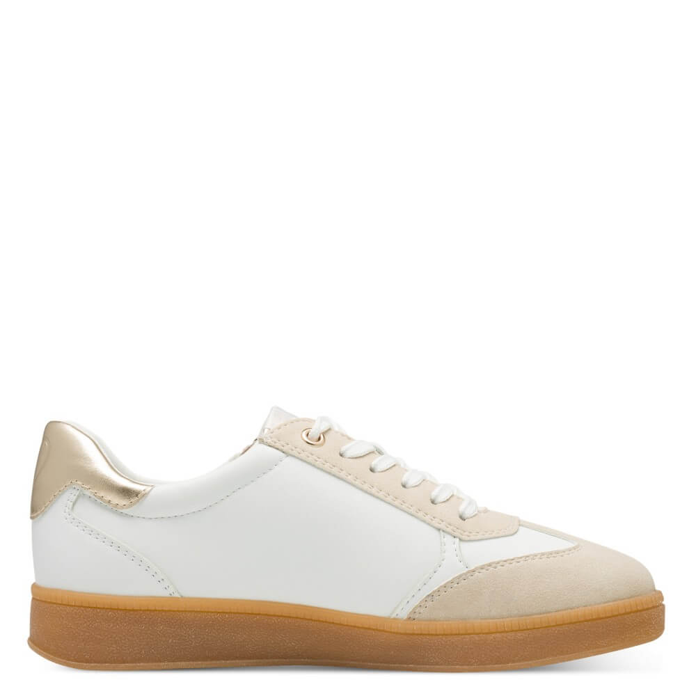 Marco Tozzi Vegan Sneakers 2-23739 White Gold